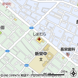 ファッションセンターしまむら新栄店周辺の地図
