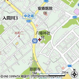 狭山八幡神社周辺の地図