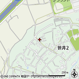 埼玉県狭山市笹井2丁目24周辺の地図
