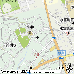 埼玉県狭山市笹井2丁目8-20周辺の地図