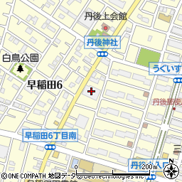 ウエルシア三郷早稲田店周辺の地図