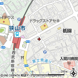 アップルパーク祇園第４駐車場周辺の地図