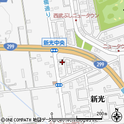 埼玉県入間市新光306-458周辺の地図