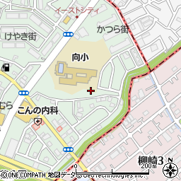 浦和向公園周辺の地図