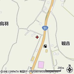 千葉県香取市鳥羽609-5周辺の地図