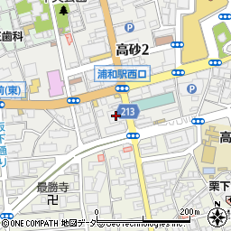株式会社日立ビルシステム　浦和営業所周辺の地図
