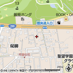 埼玉県飯能市双柳1493-27周辺の地図