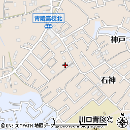埼玉県川口市石神188-6周辺の地図