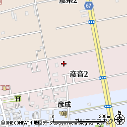 埼玉県三郷市彦音2丁目周辺の地図
