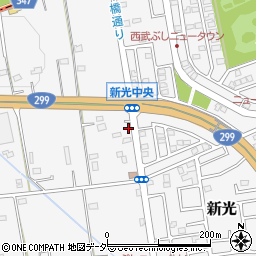 埼玉県入間市新光477-1周辺の地図