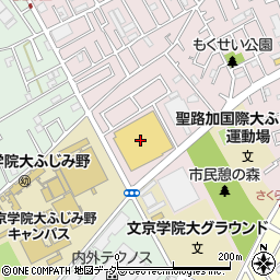 ケーズデンキふじみ野店周辺の地図