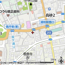 ＳＡＮパーク浦和４駐車場周辺の地図