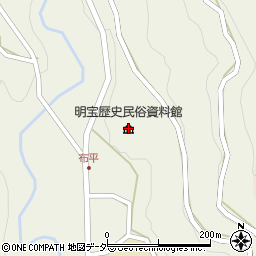 明宝歴史民俗資料館周辺の地図