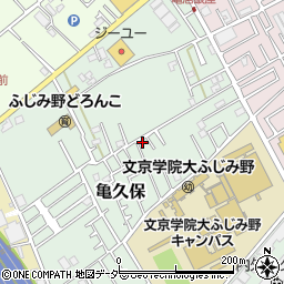 埼玉県ふじみ野市亀久保1217-10周辺の地図