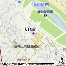 浦和競馬場周辺の地図