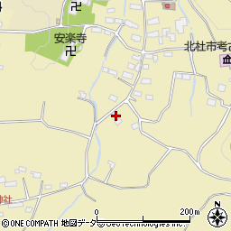 山梨県北杜市大泉町谷戸2128周辺の地図