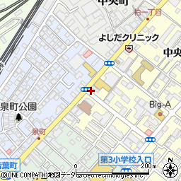 東京海上日動火災保険代理店柏保険センター周辺の地図