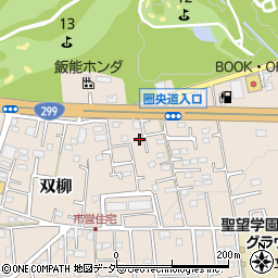 埼玉県飯能市双柳1493-32周辺の地図