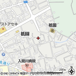 埼玉県狭山市祇園15周辺の地図