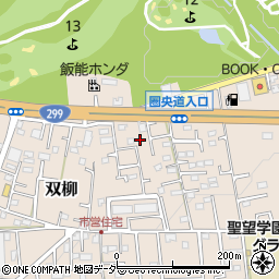 埼玉県飯能市双柳1493-11周辺の地図