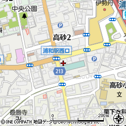 シェーン英会話　浦和校周辺の地図