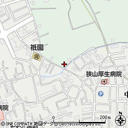 埼玉県狭山市入間川1657-5周辺の地図