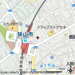 狭山東口駅前接骨院周辺の地図