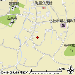 山梨県北杜市大泉町谷戸2189周辺の地図