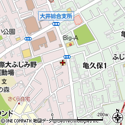 キングファミリー大井町店周辺の地図