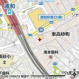 埼玉県さいたま市浦和区東高砂町9周辺の地図
