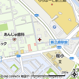 埼玉県三郷市半田1210周辺の地図