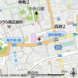 株式会社日本経済新聞社　さいたま支局周辺の地図