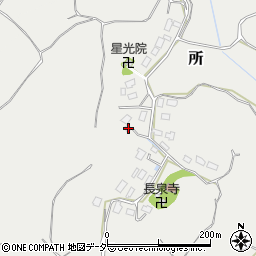 千葉県成田市所524周辺の地図