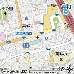 三菱ＵＦＪ銀行浦和支店 ＡＴＭ周辺の地図