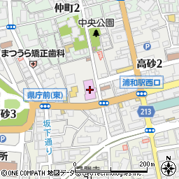 埼玉会館周辺の地図