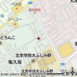埼玉県ふじみ野市亀久保1224周辺の地図