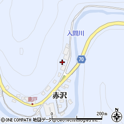 埼玉県飯能市赤沢723周辺の地図
