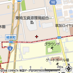 東埼玉資源環境組合第二工場周辺の地図