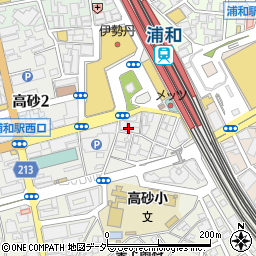 カラオケバンバン BanBan 浦和店周辺の地図