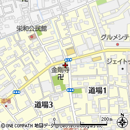 風風ラーメン浦和道場店周辺の地図