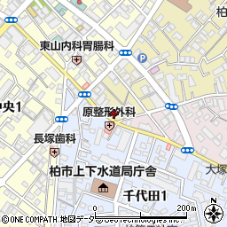 千葉県柏市東上町1-5周辺の地図