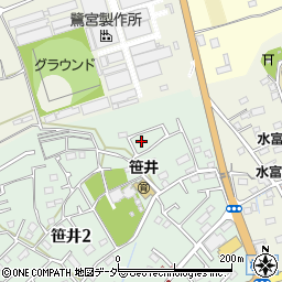 埼玉県狭山市笹井2丁目12-4周辺の地図
