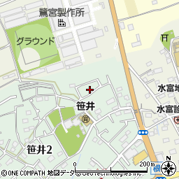 埼玉県狭山市笹井2丁目12-3周辺の地図