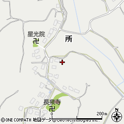 千葉県成田市所517周辺の地図