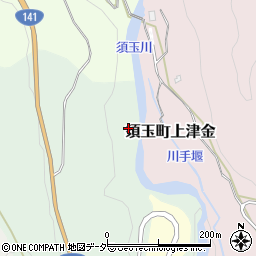 須玉川周辺の地図