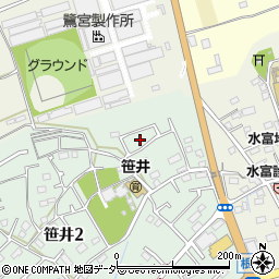 埼玉県狭山市笹井2丁目12周辺の地図