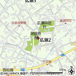 埼玉県狭山市広瀬2丁目周辺の地図