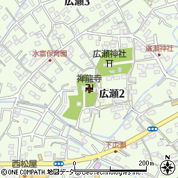 禅龍寺周辺の地図
