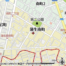 埼玉県越谷市蒲生南町10周辺の地図