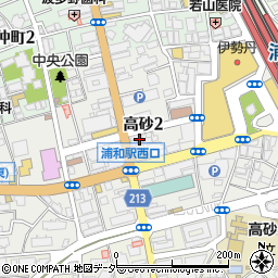 カフェ ベローチェ 浦和さくら草通り店周辺の地図